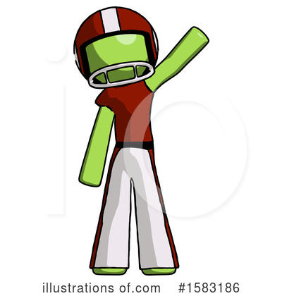 Royalty-Free (RF) Green Design Mascot Clipart Illustration by Leo Blanchette - Stock Sample #1583186