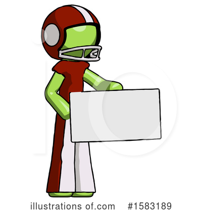 Royalty-Free (RF) Green Design Mascot Clipart Illustration by Leo Blanchette - Stock Sample #1583189