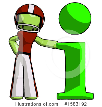 Royalty-Free (RF) Green Design Mascot Clipart Illustration by Leo Blanchette - Stock Sample #1583192