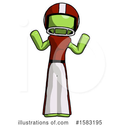 Royalty-Free (RF) Green Design Mascot Clipart Illustration by Leo Blanchette - Stock Sample #1583195