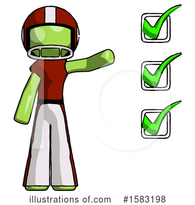 Royalty-Free (RF) Green Design Mascot Clipart Illustration by Leo Blanchette - Stock Sample #1583198