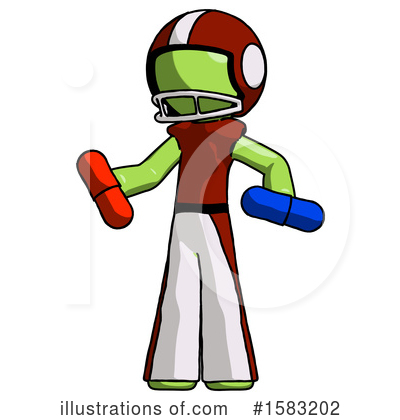 Royalty-Free (RF) Green Design Mascot Clipart Illustration by Leo Blanchette - Stock Sample #1583202
