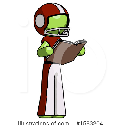 Royalty-Free (RF) Green Design Mascot Clipart Illustration by Leo Blanchette - Stock Sample #1583204