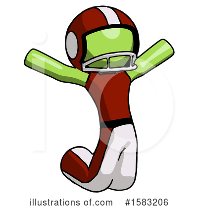 Royalty-Free (RF) Green Design Mascot Clipart Illustration by Leo Blanchette - Stock Sample #1583206
