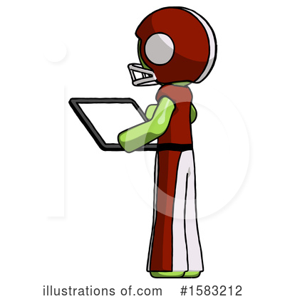 Royalty-Free (RF) Green Design Mascot Clipart Illustration by Leo Blanchette - Stock Sample #1583212