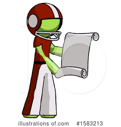 Royalty-Free (RF) Green Design Mascot Clipart Illustration by Leo Blanchette - Stock Sample #1583213
