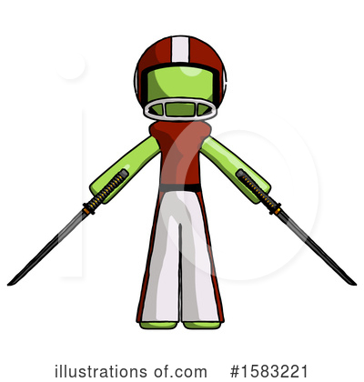 Royalty-Free (RF) Green Design Mascot Clipart Illustration by Leo Blanchette - Stock Sample #1583221