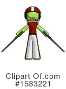 Green Design Mascot Clipart #1583221 by Leo Blanchette