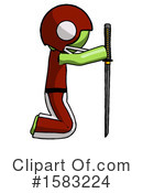 Green Design Mascot Clipart #1583224 by Leo Blanchette