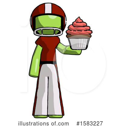 Royalty-Free (RF) Green Design Mascot Clipart Illustration by Leo Blanchette - Stock Sample #1583227