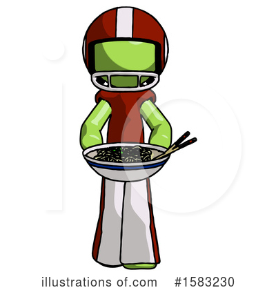 Royalty-Free (RF) Green Design Mascot Clipart Illustration by Leo Blanchette - Stock Sample #1583230