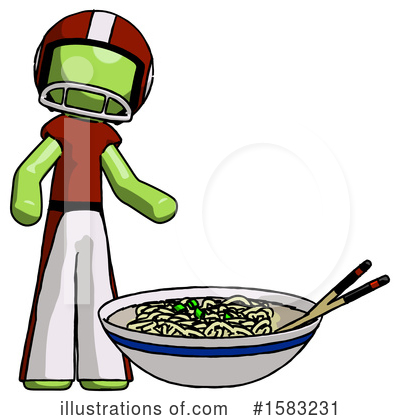 Royalty-Free (RF) Green Design Mascot Clipart Illustration by Leo Blanchette - Stock Sample #1583231