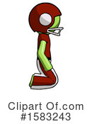 Green Design Mascot Clipart #1583243 by Leo Blanchette