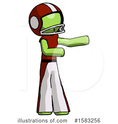 Royalty-Free (RF) Green Design Mascot Clipart Illustration by Leo Blanchette - Stock Sample #1583256