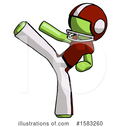 Royalty-Free (RF) Green Design Mascot Clipart Illustration by Leo Blanchette - Stock Sample #1583260