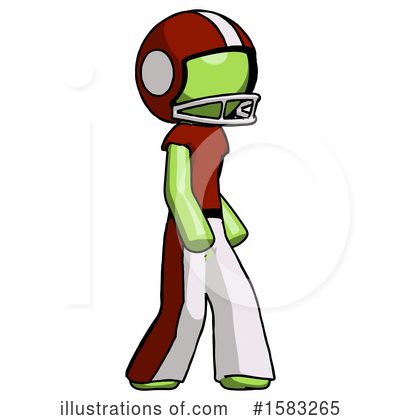 Royalty-Free (RF) Green Design Mascot Clipart Illustration by Leo Blanchette - Stock Sample #1583265
