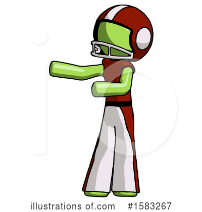 Royalty-Free (RF) Green Design Mascot Clipart Illustration by Leo Blanchette - Stock Sample #1583267