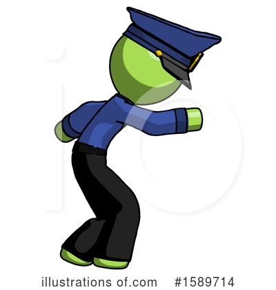 Royalty-Free (RF) Green Design Mascot Clipart Illustration by Leo Blanchette - Stock Sample #1589714