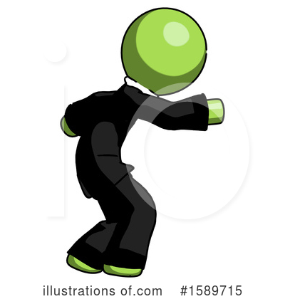 Royalty-Free (RF) Green Design Mascot Clipart Illustration by Leo Blanchette - Stock Sample #1589715