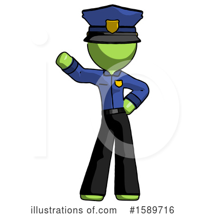 Royalty-Free (RF) Green Design Mascot Clipart Illustration by Leo Blanchette - Stock Sample #1589716