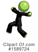 Green Design Mascot Clipart #1589724 by Leo Blanchette