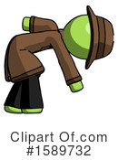 Green Design Mascot Clipart #1589732 by Leo Blanchette