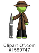 Green Design Mascot Clipart #1589747 by Leo Blanchette