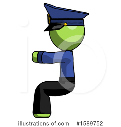 Royalty-Free (RF) Green Design Mascot Clipart Illustration by Leo Blanchette - Stock Sample #1589752