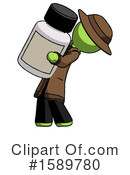 Green Design Mascot Clipart #1589780 by Leo Blanchette
