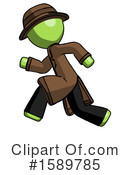 Green Design Mascot Clipart #1589785 by Leo Blanchette