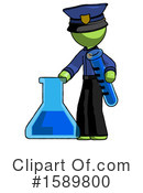 Green Design Mascot Clipart #1589800 by Leo Blanchette