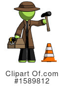 Green Design Mascot Clipart #1589812 by Leo Blanchette