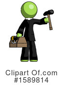 Green Design Mascot Clipart #1589814 by Leo Blanchette