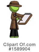 Green Design Mascot Clipart #1589904 by Leo Blanchette