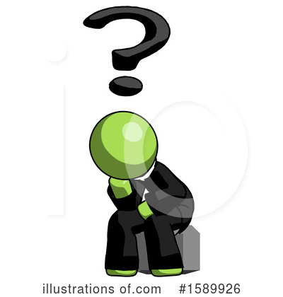 Royalty-Free (RF) Green Design Mascot Clipart Illustration by Leo Blanchette - Stock Sample #1589926