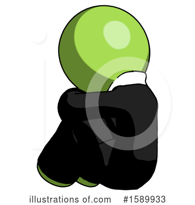 Royalty-Free (RF) Green Design Mascot Clipart Illustration by Leo Blanchette - Stock Sample #1589933