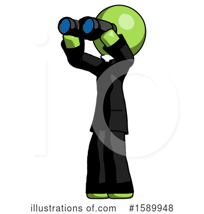 Royalty-Free (RF) Green Design Mascot Clipart Illustration by Leo Blanchette - Stock Sample #1589948