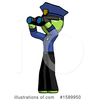 Royalty-Free (RF) Green Design Mascot Clipart Illustration by Leo Blanchette - Stock Sample #1589950