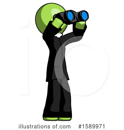 Royalty-Free (RF) Green Design Mascot Clipart Illustration by Leo Blanchette - Stock Sample #1589971