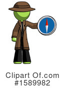 Green Design Mascot Clipart #1589982 by Leo Blanchette