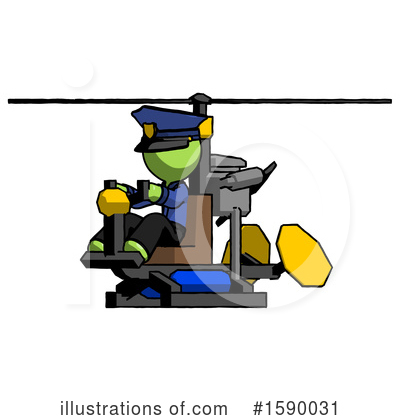 Royalty-Free (RF) Green Design Mascot Clipart Illustration by Leo Blanchette - Stock Sample #1590031