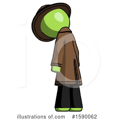 Royalty-Free (RF) Green Design Mascot Clipart Illustration by Leo Blanchette - Stock Sample #1590062