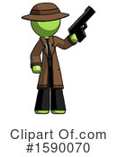 Green Design Mascot Clipart #1590070 by Leo Blanchette
