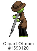 Green Design Mascot Clipart #1590120 by Leo Blanchette