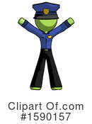 Green Design Mascot Clipart #1590157 by Leo Blanchette