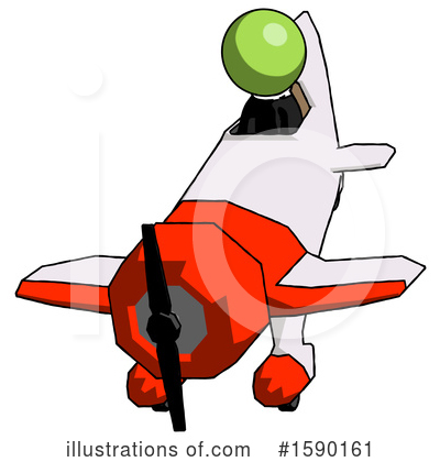 Royalty-Free (RF) Green Design Mascot Clipart Illustration by Leo Blanchette - Stock Sample #1590161