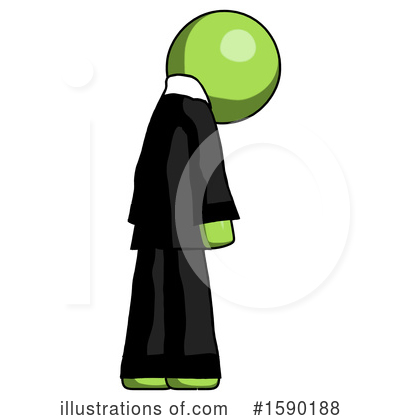 Royalty-Free (RF) Green Design Mascot Clipart Illustration by Leo Blanchette - Stock Sample #1590188