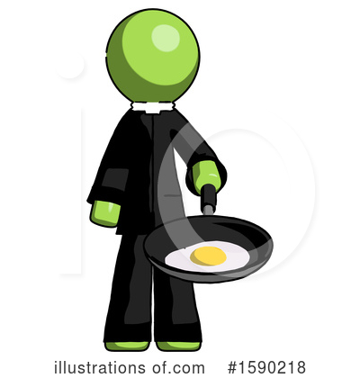 Royalty-Free (RF) Green Design Mascot Clipart Illustration by Leo Blanchette - Stock Sample #1590218
