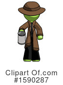Green Design Mascot Clipart #1590287 by Leo Blanchette