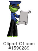 Green Design Mascot Clipart #1590289 by Leo Blanchette